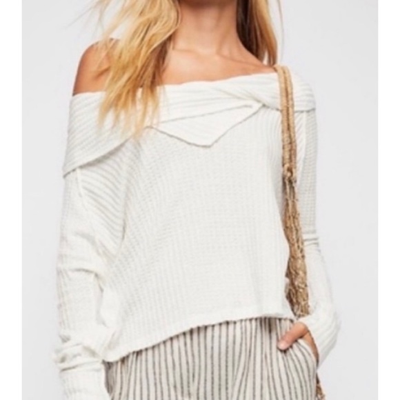 Free People Tops - FREE PEOPLE Wildcat Thermal in Ivory